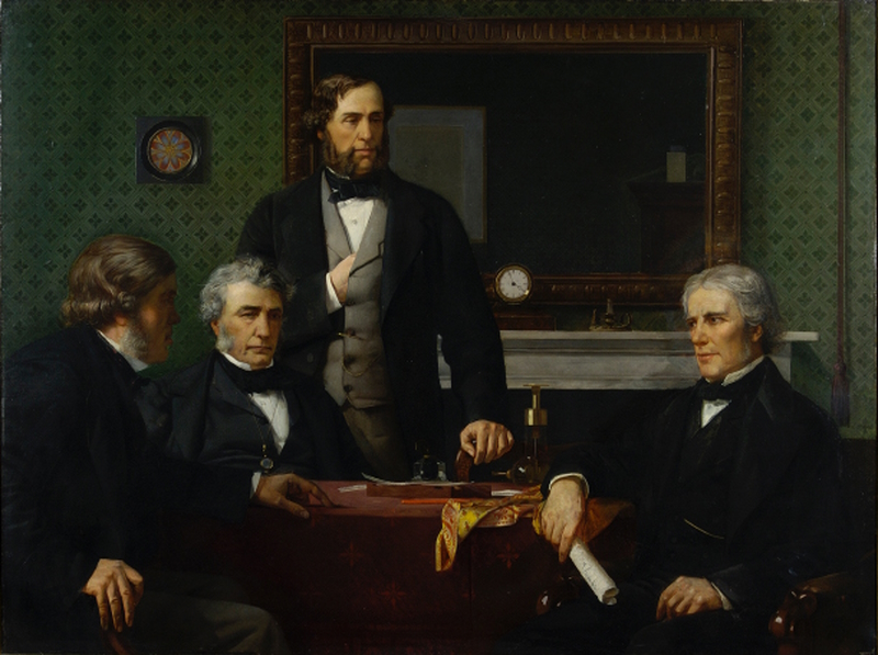 Edward Armitage’s 1873 painting ‘Deputation to Faraday’