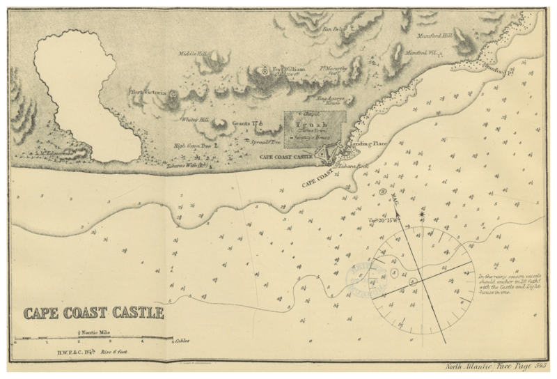 Map of Cape Coast Castle (Wikimedia Commons)