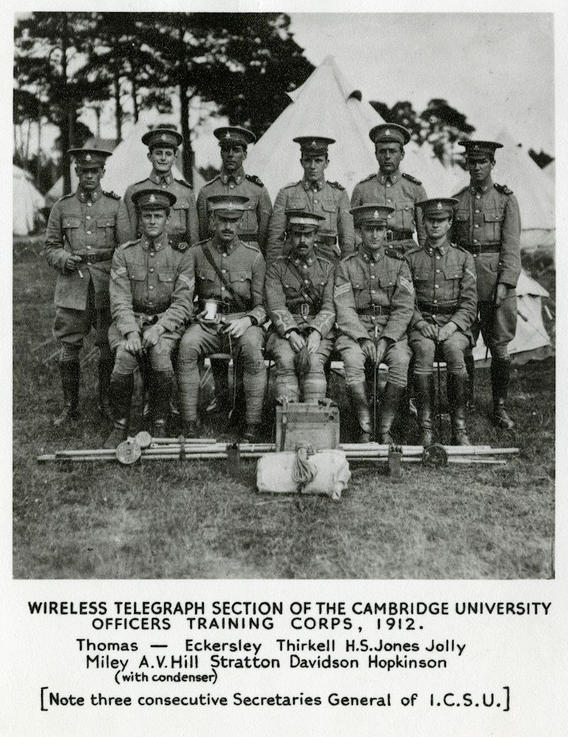 Cambridge University Wireless Telegraphy Corps, 1912