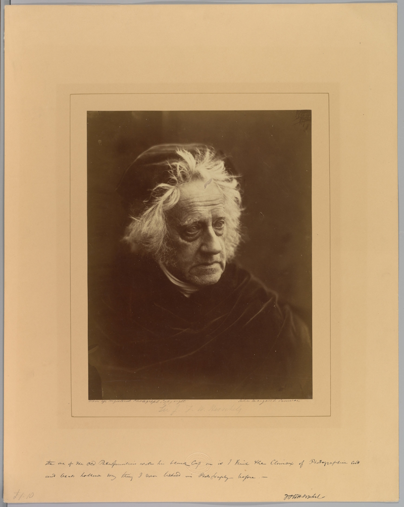 Sir John Herschel by Julia Margaret Cameron (Metropolitan Museum of Art)