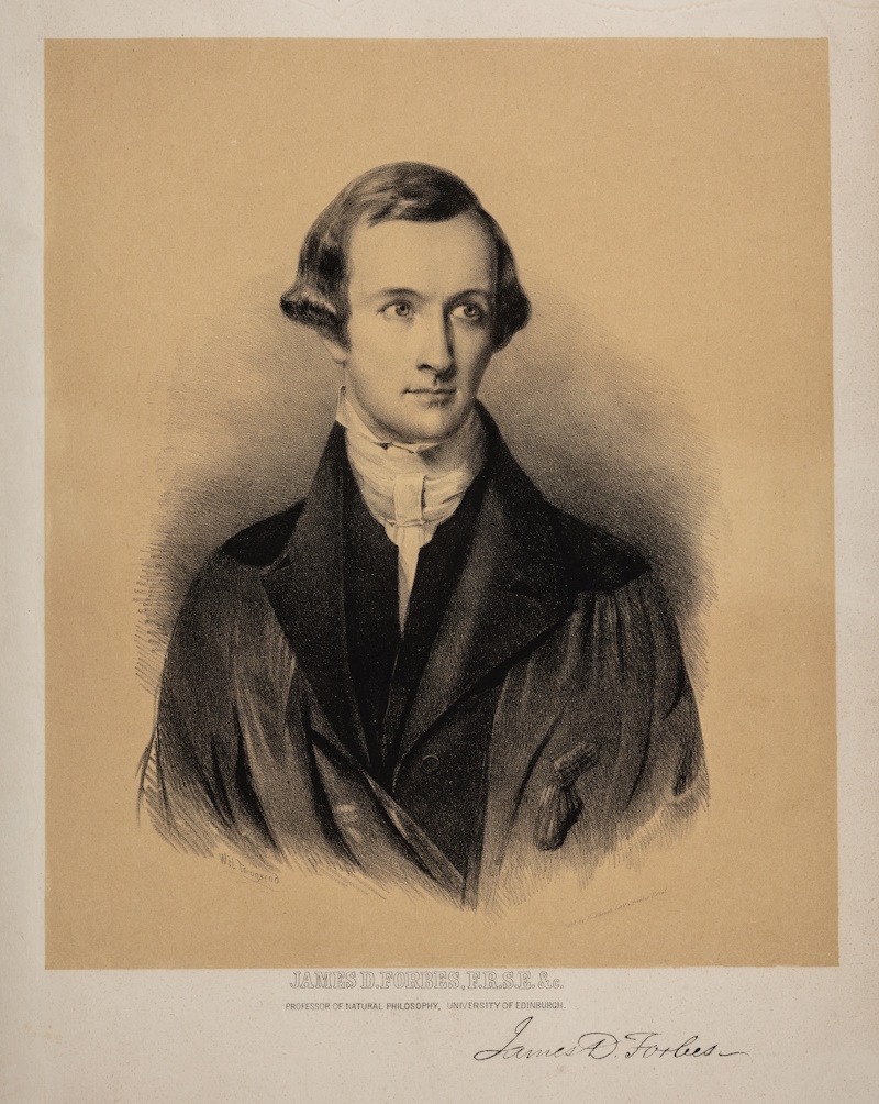 James David Forbes FRS, by William Henry Townsend, 1830s