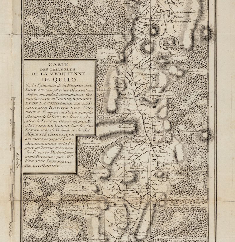 Map from 'La figure de la terre', 1749