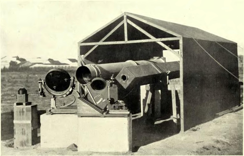 Observing shed at Sobral, Brazil (C. Davidson, Public domain, via Wikimedia Commons)