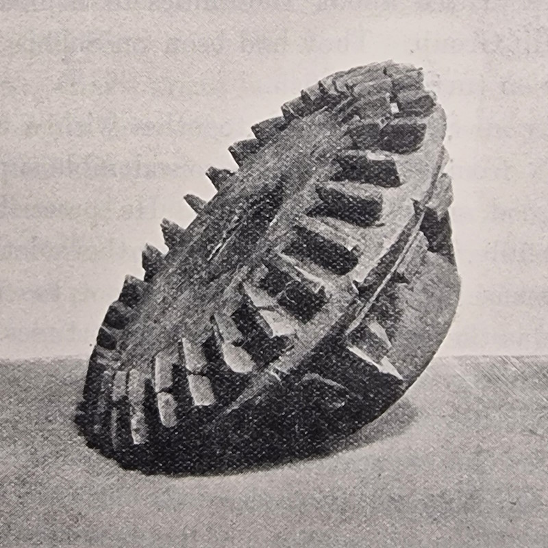 Replacement crown gear for a drill used on Funafuti