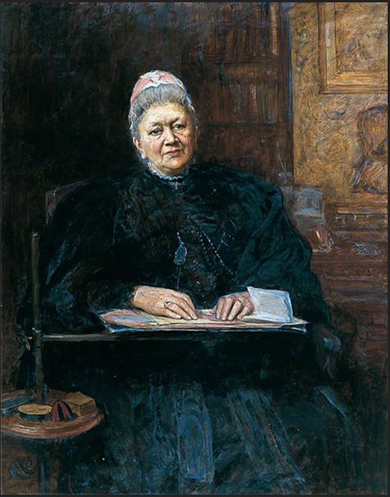 Portrait of Phoebe Lankester by Hubert von Herkomer, 1895