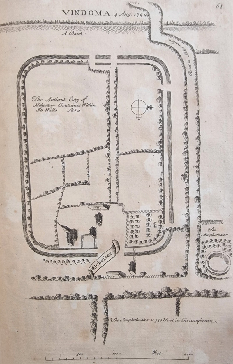 William Stukeley’s 1722 plan of Silchester