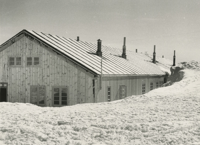 The main hut at the Halley Bay research base