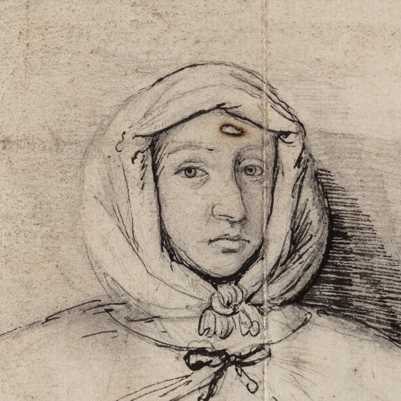Elizabeth Travers in 1669 (detail)