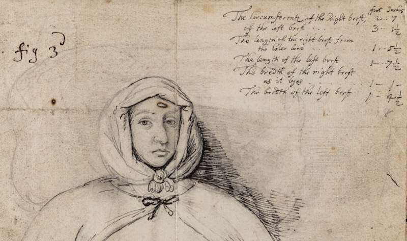 Elizabeth Travers in 1669 (detail)