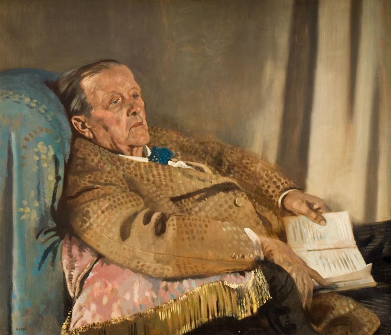 Edwin Ray Lankester, by William Orpen, 1928 (public domain via Birmingham Museum and Art Gallery)