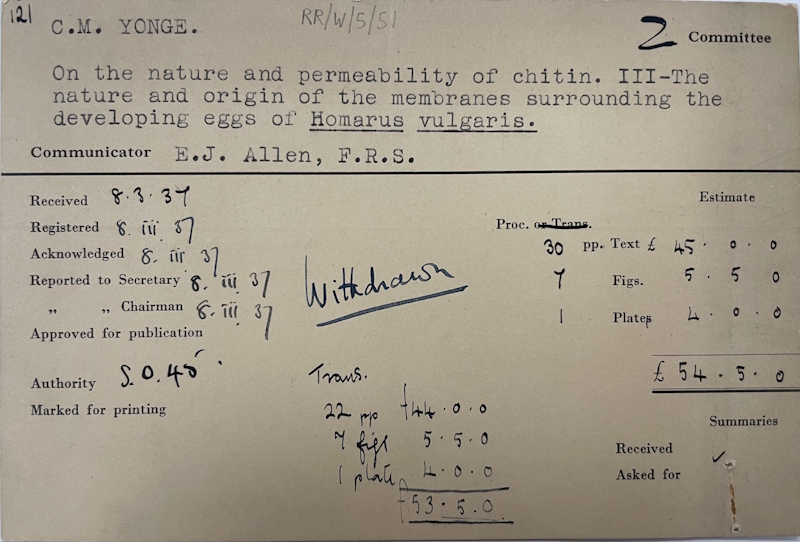 Royal Society Referees' Report RR/W/5/51