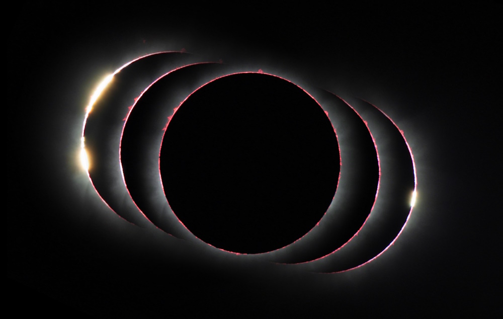A total solar eclipse.
