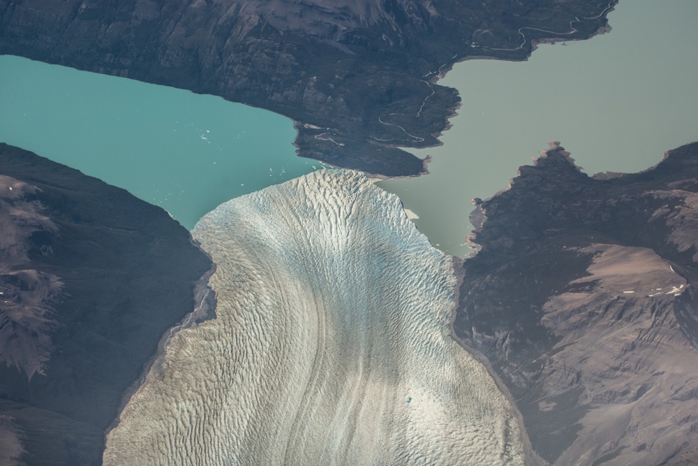 A large glacier.