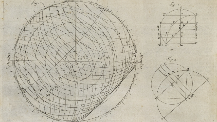 Geometric diagrams, solar eclipse