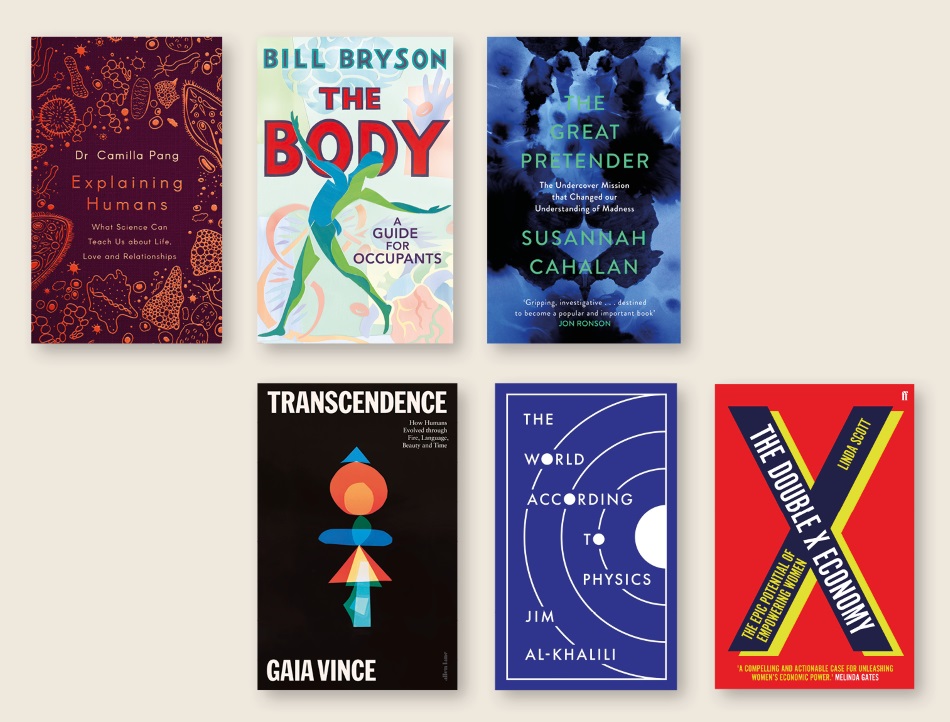 Shortlisted books for the Science Book Prize 2020