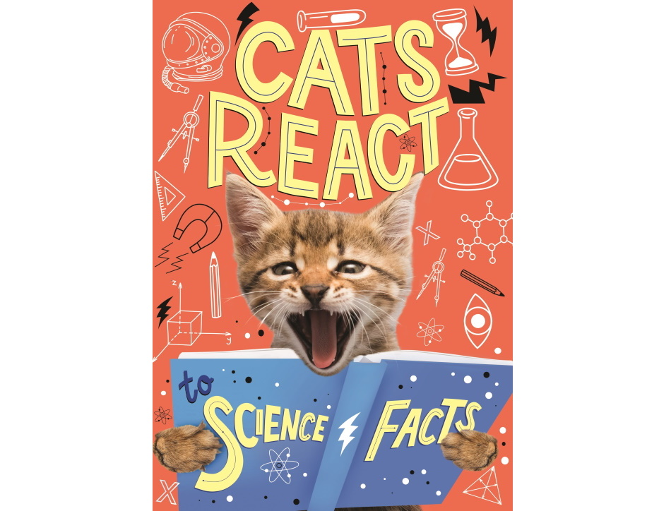 Cover of 'Cats react to science facts' book