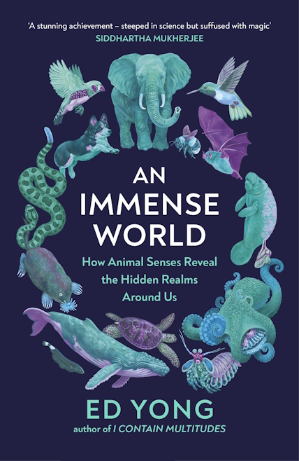 book cover of An Immense World by Ed Yong