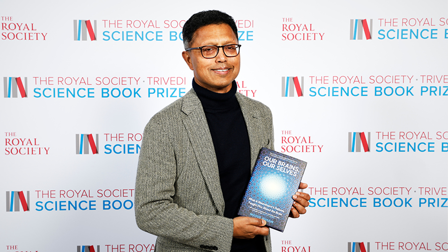 Man holding a book