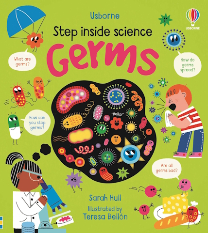 Book cover of Step inside science: Germs