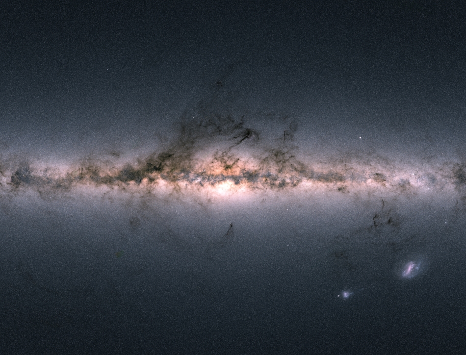 The Gaia sky in colour. Credit: ESA/DPAC