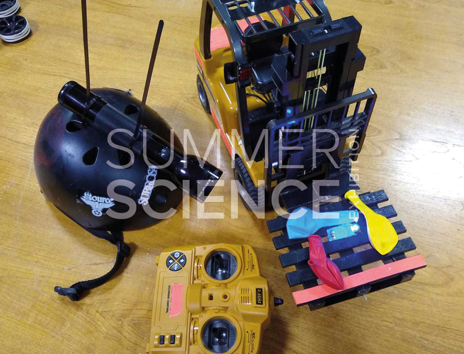 Summer Science Exhibition: light activated remote controlled cars that demonstrate how nano-drills are being used to fight cancer