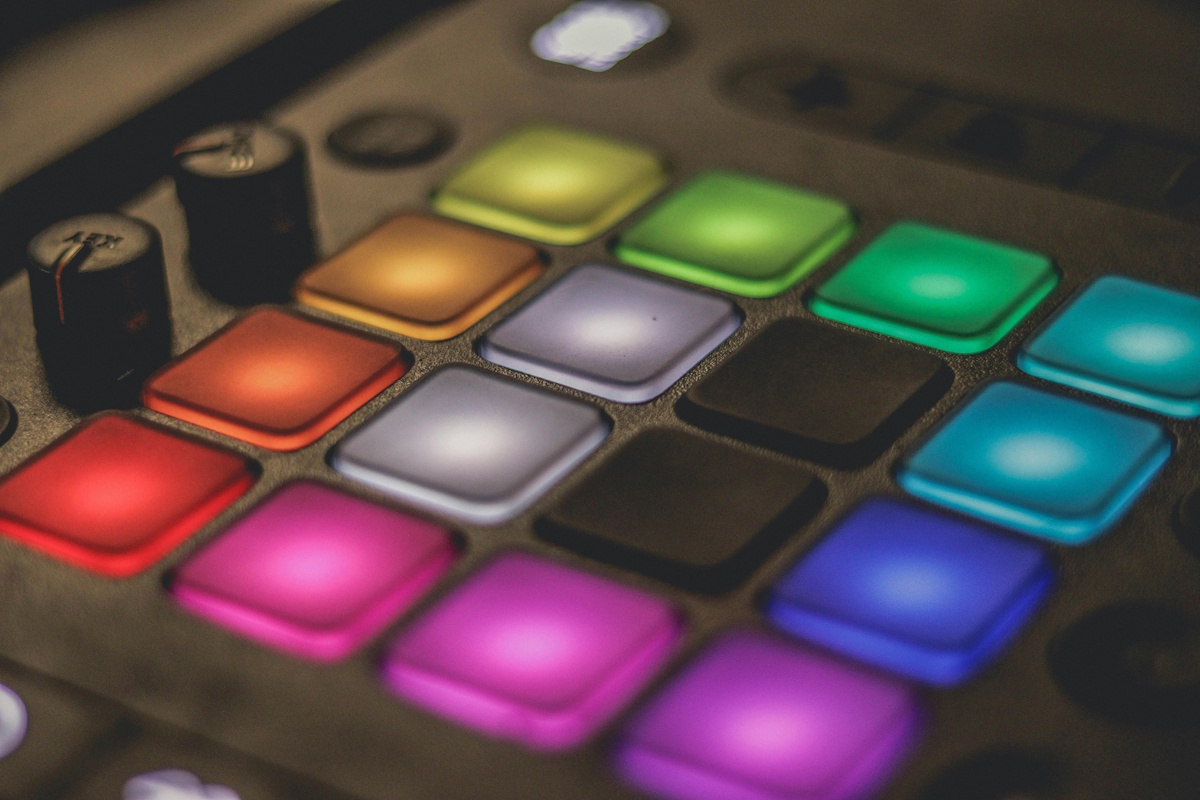Close Up Photo of Electronic Musical Instrument