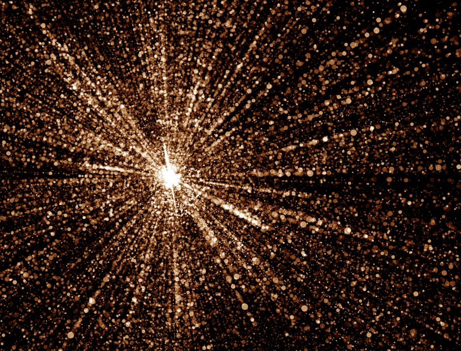 Burst of light